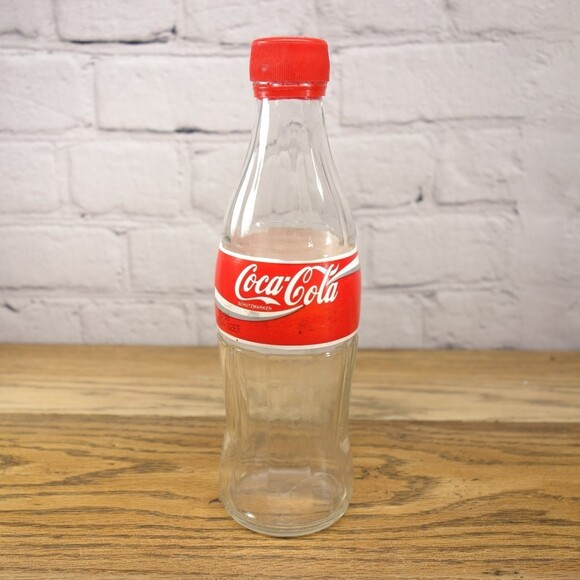 Coca Cola German Glass Bottle With Plastic Lid Vintage 1990's - Picture 1 of 6